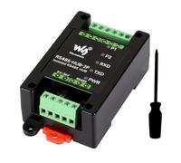 Waveshare Industrial-Grade Isolated 2-Channel RS485 Hub, Rail-Mount Support, Wide Baud Rate Range, Expands 2-ch RS485 Sub Ports Via 1-ch RS485 Master Port, with Isolation and Signal Relay