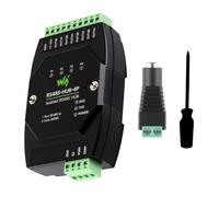 Waveshare Industrial-Grade Isolated 4-Channel RS485 Hub with Rail-Mount Support, Wide Baud Rate Range, Expanding 4 RS485 Sub-Ports via 1 RS485 Master Port, Featuring Isolation and Signal Relay