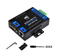 Waveshare Industrial Grade Serial Server RS232/485 to WiFi and RJ45 Ethernet Converter Module, Support Ethernet to WiFi,Serial Port to Ethernet, Modbus Gateway, MQTT Gateway