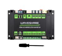 Waveshare Industrial IoT 5G/4G Wireless Expansion Module for Raspberry Pi cm 4, with UPS Module, Onboard M.2 Slot, for IoT Gateway, Wireless Router, Intelligent Data Acquisition