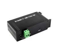 Waveshare Industriequalität, 5P Gigabit Ethernet Switch IEEE 802.3X-konform Vollduplex 10/100/1000M Anschluss DIN-Schienenmontage