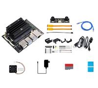 Waveshare Jetson Nano 4GB Kit di sviluppo/espansione E soluzione alternativa del kit B01 con scheda di supporto Jetson Nano Module Stereo Camera Kit ventola di raffreddamento e così via (10 articoli)