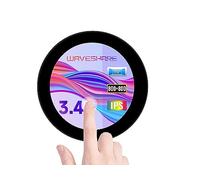 waveshare LCD DSI da 3,4 pollici compatibile con Raspberry Pi 5/4B/3B+/3A+, CM3/3+/4, display touch circolare, risoluzione 800 × 800, IPS, tocco a 10 punti