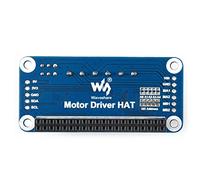 Waveshare Motor Driver Hat for Raspberry Pi Zero/Zero W/Zero WH/2B/3B/3B+ I2C Interface Drive Two DC Motors DIY Mobile Robots