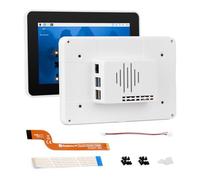 Waveshare Official Pi 7inch Raspberry Pi Touch Display 2 With White Case, 720 x 1280, IPS, DSI Interface, 5-Point Touch