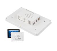 Waveshare Official White Case for Raspberry Pi Touch Display 2/7-DSI-TOUCH-A / 7inch DSI LCD (H), Support Pi 5 / RPi Expansion Boards, Abundant Interfaces (Not for Other 7" Screens)