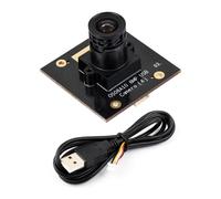 Waveshare OS08A10 8MP M12 USB Camera Module, OS08A10 Sensor Chip, USB2.0 Port, Better Sensitivity in Low-Light Condition, Easy to Use