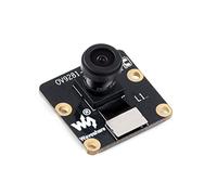 Waveshare OV9281 Mono Camera per Raspberry Pi 4B/3B+/3A+/3B/2B/B+/A+, 120°FOV, 1MP, F2.5 Apertura, 3.15mm Lunghezza Focale, Messa a Fuoco Fissa, Otturatore Globale, Immagini più Nitide