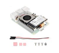 Waveshare PCIe to M.2 Adapter Board (E) For Raspberry Pi 5, With Cooling Fan, Compatible With 2242/2230 NVMe Protocol M.2 Solid State Drive, 8Gbps Data Rate, High-Speed Reading/Writing, Pi 5 NVMe