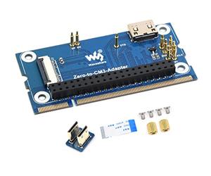 Waveshare Pi Zero 2 W Per Raspberry Pi CM3/CM3+, Adattatore Basato Su Raspberry Pi 2W, Soluzione Alternativa Con Adattatore Mini HdmI, Cavo Ffc E Più