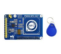 Waveshare PN532 NFC HAT per Raspberry Pi Nella Frequenza di 13,56 MHz Supporta Tre Interfacce di Comunicazione I2C SPI e UART