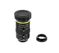 Waveshare Quality Industrial Zoom Lens 8-50mm Adjustable Focal Length with Adjustable Angle of View C-Mount Compatible with Raspberry Pi Camera