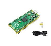 waveshare Raspberry Pi Pico scheda di sviluppo microcontroller con intestazione pre-saldata, basata su chip RP2040, orologio flessibile fino a 133 MHz, processore dual-core Arm Cortex M0+