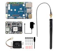 Waveshare RDK X3 AI Module Base Kit, Compatible with Raspberry Pi CM4, 5 Tops Computing Power, Bundle with RDK X3 MD 104032 and CM4 IO Base Board
