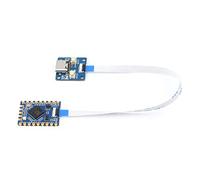 Waveshare RP2040-Tiny Microcontroller Development Board(with Adapter Board & FPC Cable), with Dual Core Processor, up to 133MHz, Separate Adapter Board Design, Support C/C+/Python Development