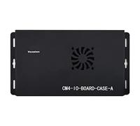 Waveshare Scatola in metallo (A) progettata per Raspberry Pi Compute Module 4 IO Board viene fornita con ventola di raffreddamento Mini telaio del computer robusto e antipolvere bello aspetto