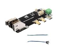 waveshare Scheda adattatore multifunzione da micro HDMI a HDMI femmina, compatibile con Raspberry Pi 5/4 B, facile da collegare agli schermi HDMI, supporta doppie uscite 4K