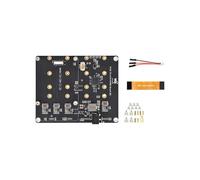 Waveshare Scheda Adattatore PCle A M.2 A 4 Canali con Alimentatore per Raspberry Pi5, Supporto per Dischi Rigidi NVMe con Indicatore LED (UE)