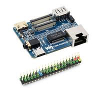 Waveshare Scheda Base Nano (B) per Raspberry Pi Compute Module 4 Stesse Dimensioni del CM4 Standard CM4 Socket 40PIN GPIO Gigabit Ethernet USB2.0 DSI CSI 3.5mm Audio Jack