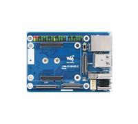 Waveshare Scheda di Espansione CM4-IO-BASE-C per Raspberry Pi Scheda di Espansione Base CM4 Versione Avanzata RJ45+M.2 M KEY