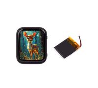 Waveshare Scheda di Sviluppo AI con Display Touch AMOLED ESP32-S3 da 1,8 Pollici, Processore Dual-Core LX7 A 32 Bit, Risoluzione 368x448