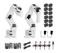Waveshare SO-ARM101, Open-Source 6-Axis Robotic Arm, Native Support for Hugging Face LeRobot, High-Torque Bus Servo, Photosensitive Resin 3D-Printed Parts, 3DP Parts Kit (SE)