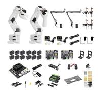 Waveshare SO-ARM101, Open-Source 6-Axis Robotic Arm, Native Support for Hugging Face LeRobot, High-Torque Bus Servo, Photosensitive Resin 3D-Printed Parts, Jetson Orin Nano Kit (SE)