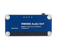 Waveshare Sound Card HAT, Integrates WM8960 Stereo CODEc, Compatible with Raspberry Pi
