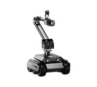 Waveshare UGV Rover M2 PI4B AI Kit Acce, Open-Source 6 Wheels 4WD AI Robot | With 4-DOF High-Torque Robotic Arm, Based On ROS 2, Supports MoveIt & Line-Following Grasping, For Raspberry Pi 4B / Pi 5