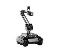 Waveshare UGV Rover M2 PI4B AI Kit, Open-Source 6 Wheels 4WD AI Robot | With 4-DOF High-Torque Robotic Arm, Based On ROS 2, Supports MoveIt & Line-Following Grasping, For Raspberry Pi 4B / Pi 5