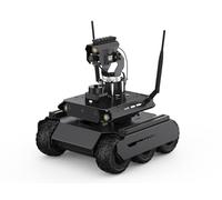 Waveshare UGV Rover ROS 2 Open-Source 6 Wheels 4WD AI Robot Accessories For Jetson Orin Series Board(NOT Included), Support Dual Controllers, With 360° Flexible Omnidirectional Pan-Tilt