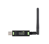 Waveshare USB to LoRa Data Transfer Module, Based On SX1262, Suitable for Data Acquisition in Industry and Agriculture,XTAL crystal oscillator,850~930MHz frequency for Europe, America and Oceania