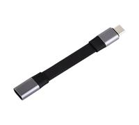 Waveshare USB4 V2.0 Full-Featured Type-C Extension Cable, 80Gbps Data Transfer, Supports 90° Bending, Flexible TPE Jacket, 8K at 60Hz HD Video Transmission, Straight Male Port