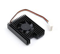 Waveshare Ventola di Raffreddamento per Raspberry Pi Compute Module 4 CM4, Dissipatore di Calore All-in-one, PWM Velocità Regolabile, 8000±10% RPM, Rumore Basso, con Nastri Termici
