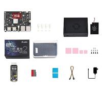 Waveshare VisionFive2 RISC-V Single Board Computer, StarFive JH7110 Processor with Integrated 3D GPU, base on Linux, with 8GB RAM, Dedicated Case Kit, Mini-Host