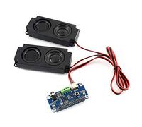 Waveshare WM8960 Hi-Fi Sound Card HAT for Raspberry Pi Audio Module Support Stereo CODEC Play/Record can Directly Drive Speakers to Play Music I2C I2S Interface 5V Power Supply