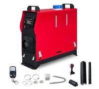 WAVESKY Riscaldatore a Gasolio da 12 V, 5 - 8 kW, Riscaldatore d'Aria Diesel con Display LCD e Telecomando, Diesel da Parcheggio per Auto, Camper, Barche, Autobus,Macchine(07R-5KW-Tutto in Uno)