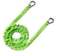 WavesRx AnchorMate Flat Bungee Line | Ancora in modo sicuro il tuo jet ski o PWC vicino alla spiaggia o al sandbar | Si estende da 7' a 14' per assorbire Wake e Surf | Gancio a scatto di grado marino