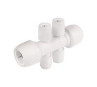 Wavin Collettore 4 Vie 22mm Lineare Aperto HX94B/22