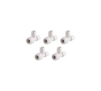 Wavin Raccordo a T Ridotto Derivazione Fine 15mm 90° HD14/15W Confezione 5 Pezzi