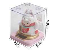 Waving Lucky Cat Design con per solare per Movimento Continuo per decorazione