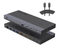 WAVLINK 13-in-1 USB C Triple Display Docking Station, supporto 65W di ricarica p