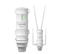 WAVLINK AC1200 Gigabit Punto di accesso Wi-Fi esterno Supporto 60 metri Poe Ripetitore resistente alle intemperie Doppia banda 5G + 2,4G Ideale per (572HG3)