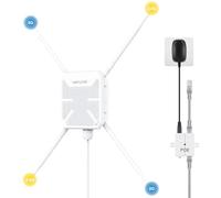 Wavlink AC1200 Ripetitore WiFi da Esterno con Antenna a Lungo Raggio - Amplificatore PoE per Grandi Spazi Remoti