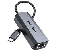 WAVLINK Adattatore Ethernet 5G USB-C, da USB-C a LAN | Cassa in alluminio, leggera, compatibile con laptop, MacBook, XPS, iPad Pro, cavo CAT6 e USB3.1 necessari
