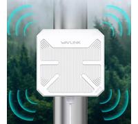 WAVLINK AX3000 Estensore WiFi 6 per esterni, ripetitore WiFi Dual Band a lungo raggio/punto di accesso wireless/router con trasmissione PoE/3KM PtP, impermeabile IP67, supporta fino a 256 dispositivi