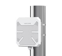 WAVLINK AX3000 Outdoor Point to Point WLAN Bridge, resistente alle intemperie Outdoor CPE per PtP e PtMP, supporta PoE attivo/passivo da 100 m, antenna direzionale da 12 dBi, porta Gigabit WPA2/WPA3
