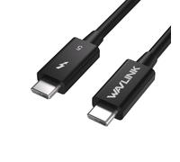 WAVLINK Cavo Thunderbolt 5, trasferimento dati veloce da 120 Gbps e alimentazione 240 W, supporto display 8K/16K, retrocompatibile TB4/3/USB4/3, ideale per giochi, computer