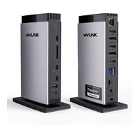 WAVLINK Displaylink Laptop Docking Station con 3 HDMI, USB C Dock Triplo Display