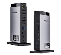 WAVLINK Displaylink Laptop Docking Station con 3 HDMI, USB C Dock Triplo Display